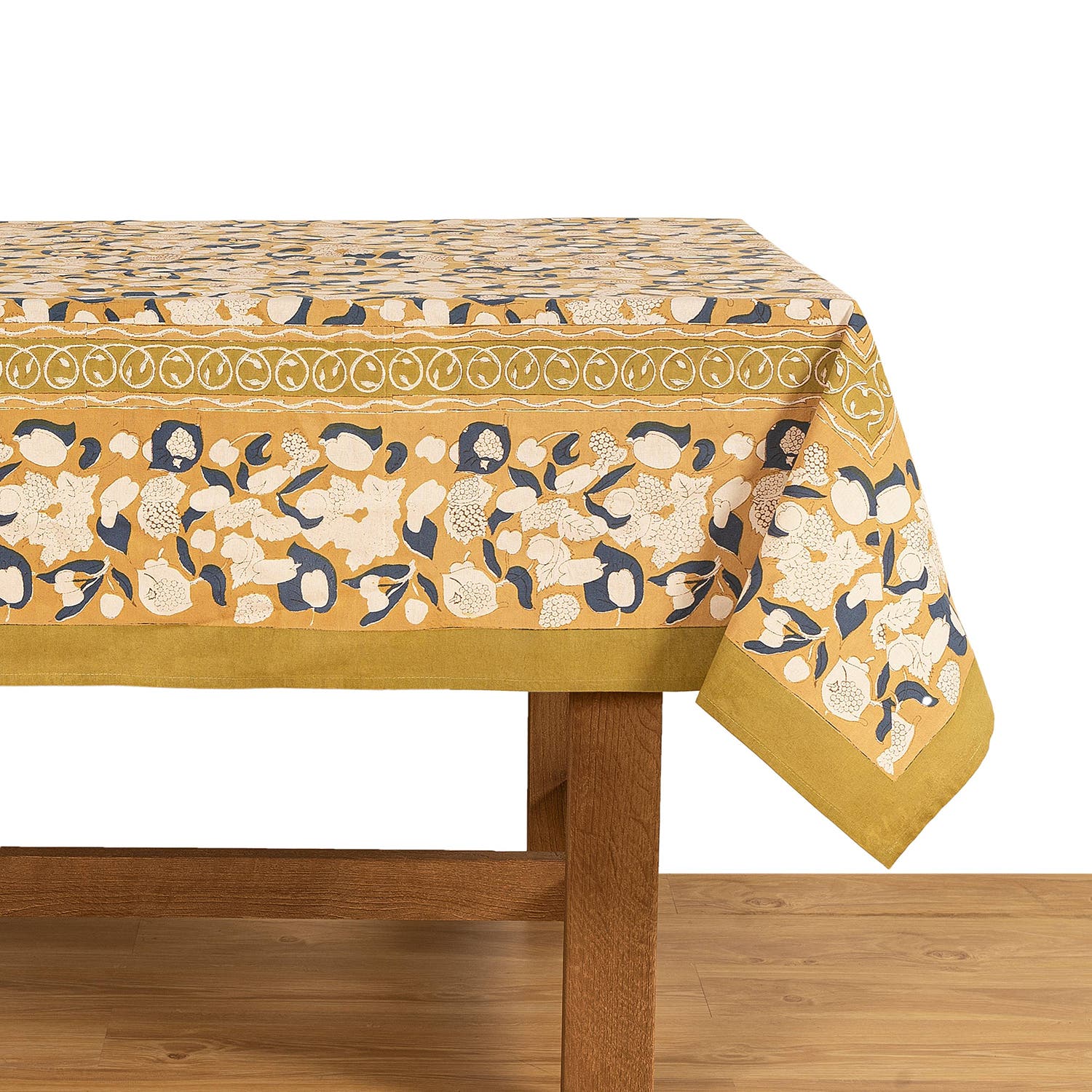 selected Mustard/Blue 71" x 142"