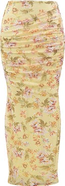 HOUSE OF CB Cassidy Floral Print Maxi Skirt