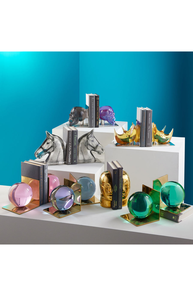 Jonathan Adler Brass Atlas Bookends, Alternate, color,