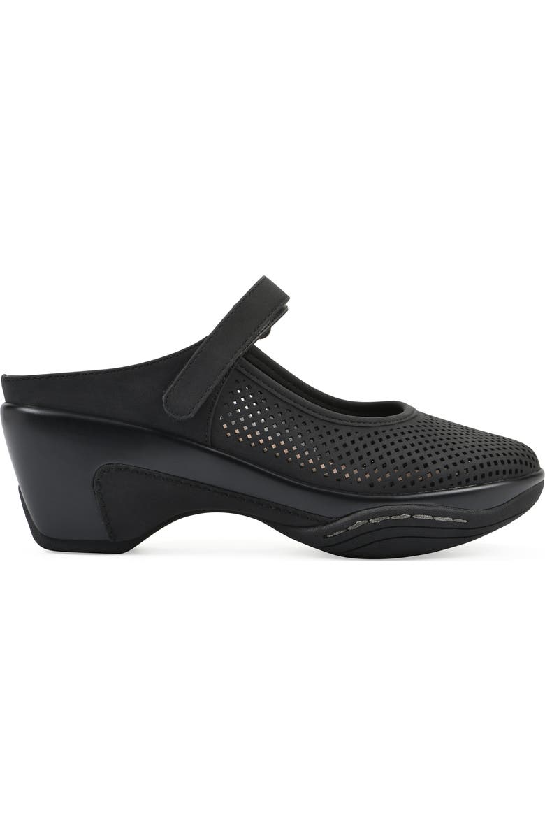 White Mountain Footwear Vinto Mule, Alternate, color, Black Sueded Smooth