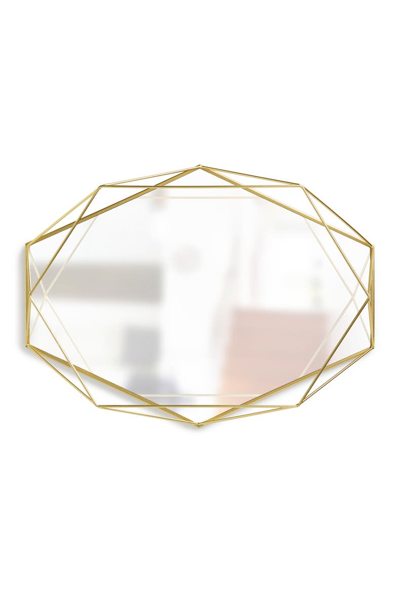 Prisma Mirror, Main, color, BRASS