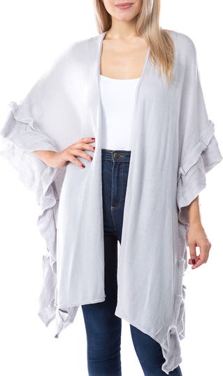 MARCUS ADLER Ruffle Ruana | Nordstromrack