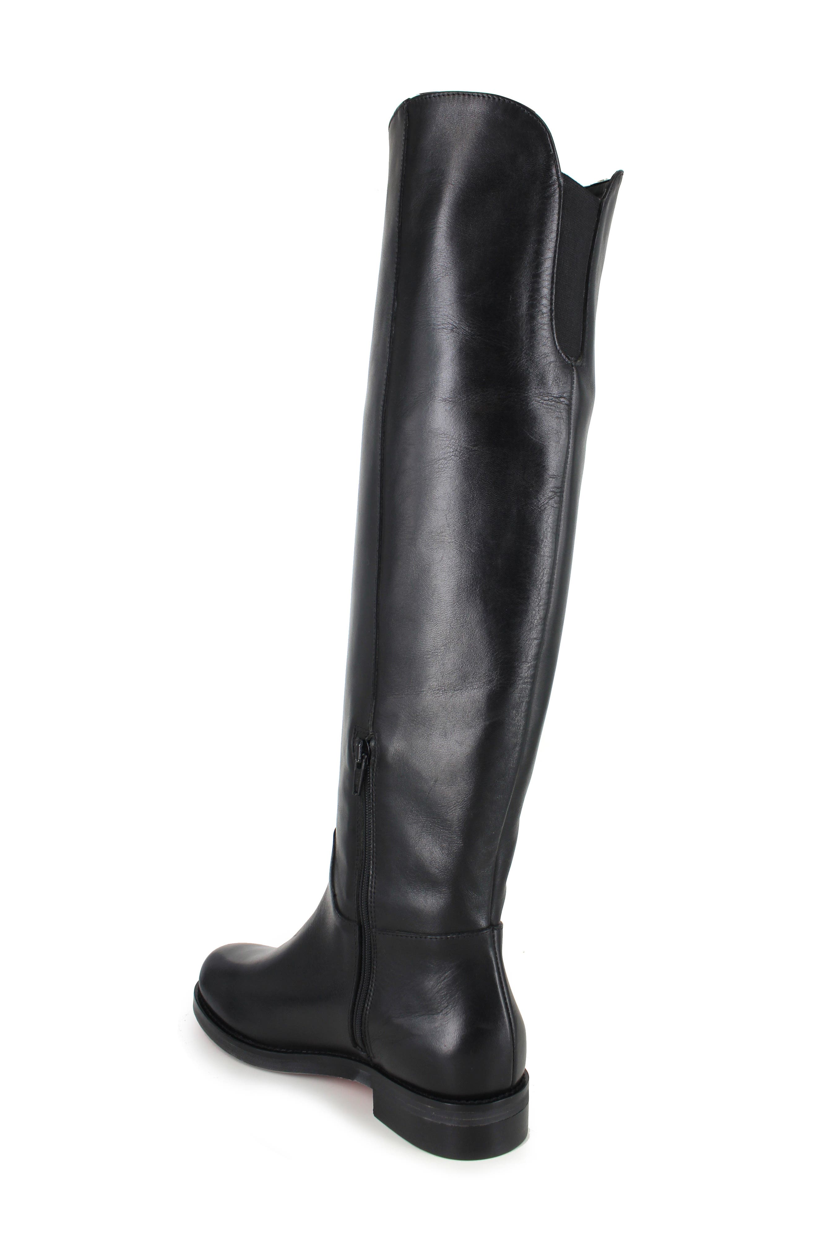 ZIGI Sansa Knee High Boot, Alternate, color, Black
