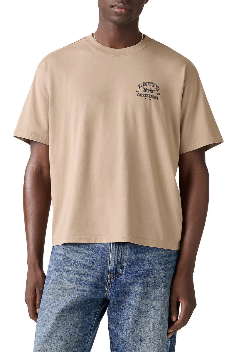 Levi's<sup>®</sup> Boxy Crop Cotton T-Shirt, Main, color, Fergie