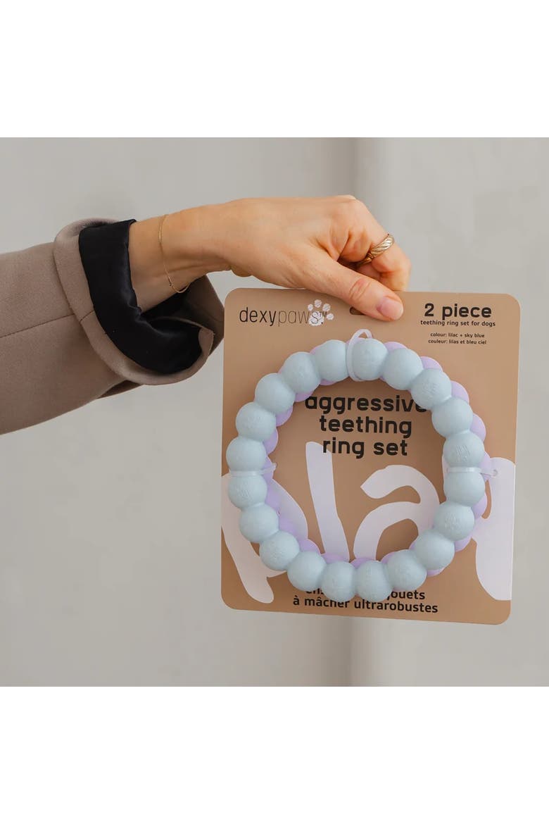 Super Chew Rings 2 Piece Dog Teething Toys | Nordstrom