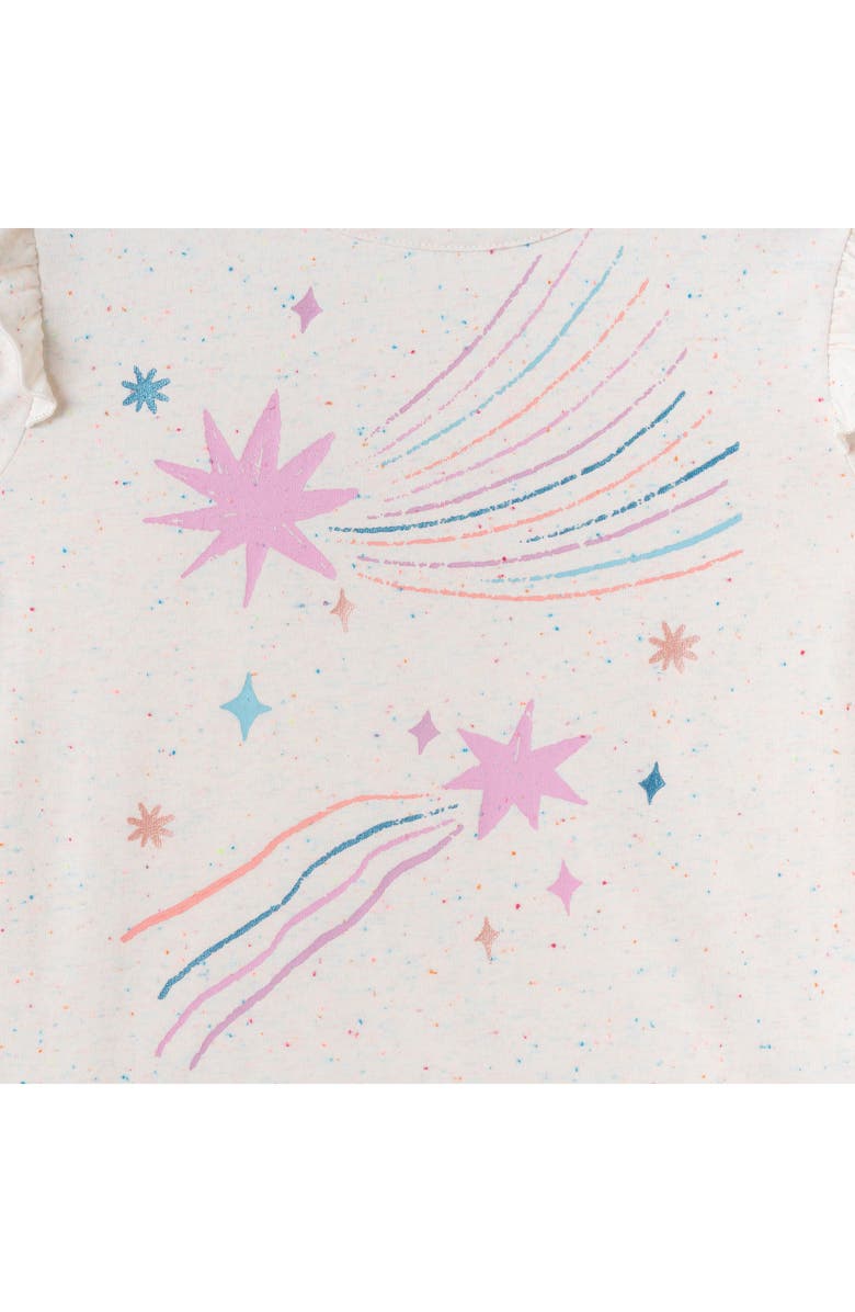 Andy & Evan Kids' Graphic Print Long Sleeve Top, Alternate, color, Beige