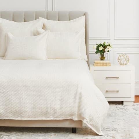 Pernille Ivory King Duvet Cover