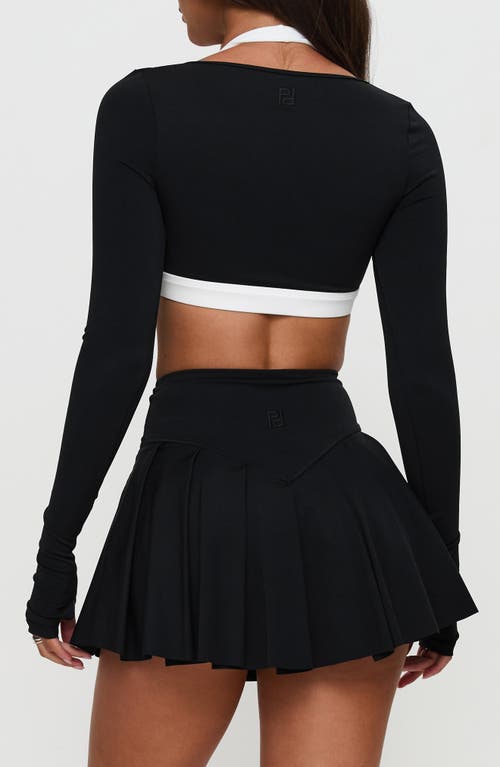 Princess Polly Vitality Layered Long Sleeve Crop Top
