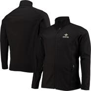 DUNBROOKE Men's Dunbrooke Black New Orleans Saints Big & Tall Sonoma Softshell Full-Zip Jacket