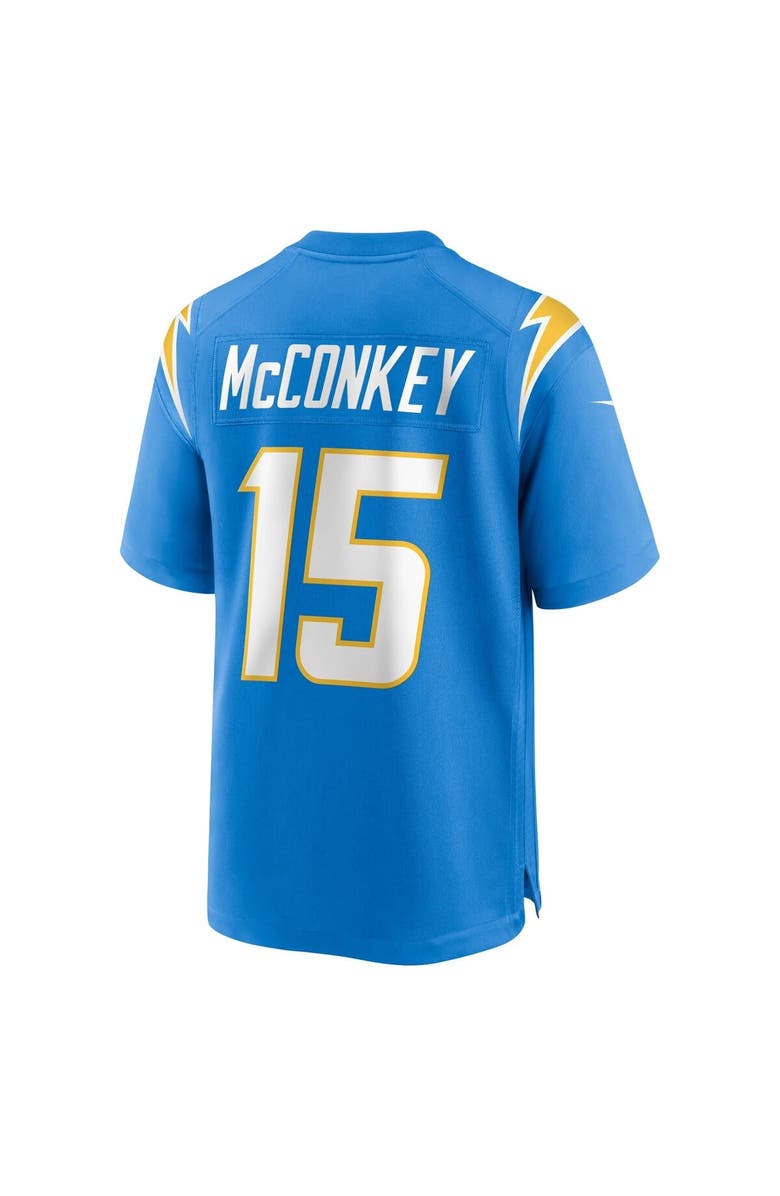 Nike Youth Nike Ladd McConkey Powder Blue Los Angeles Chargers Game Jersey, Alternate, color, Powder Blue