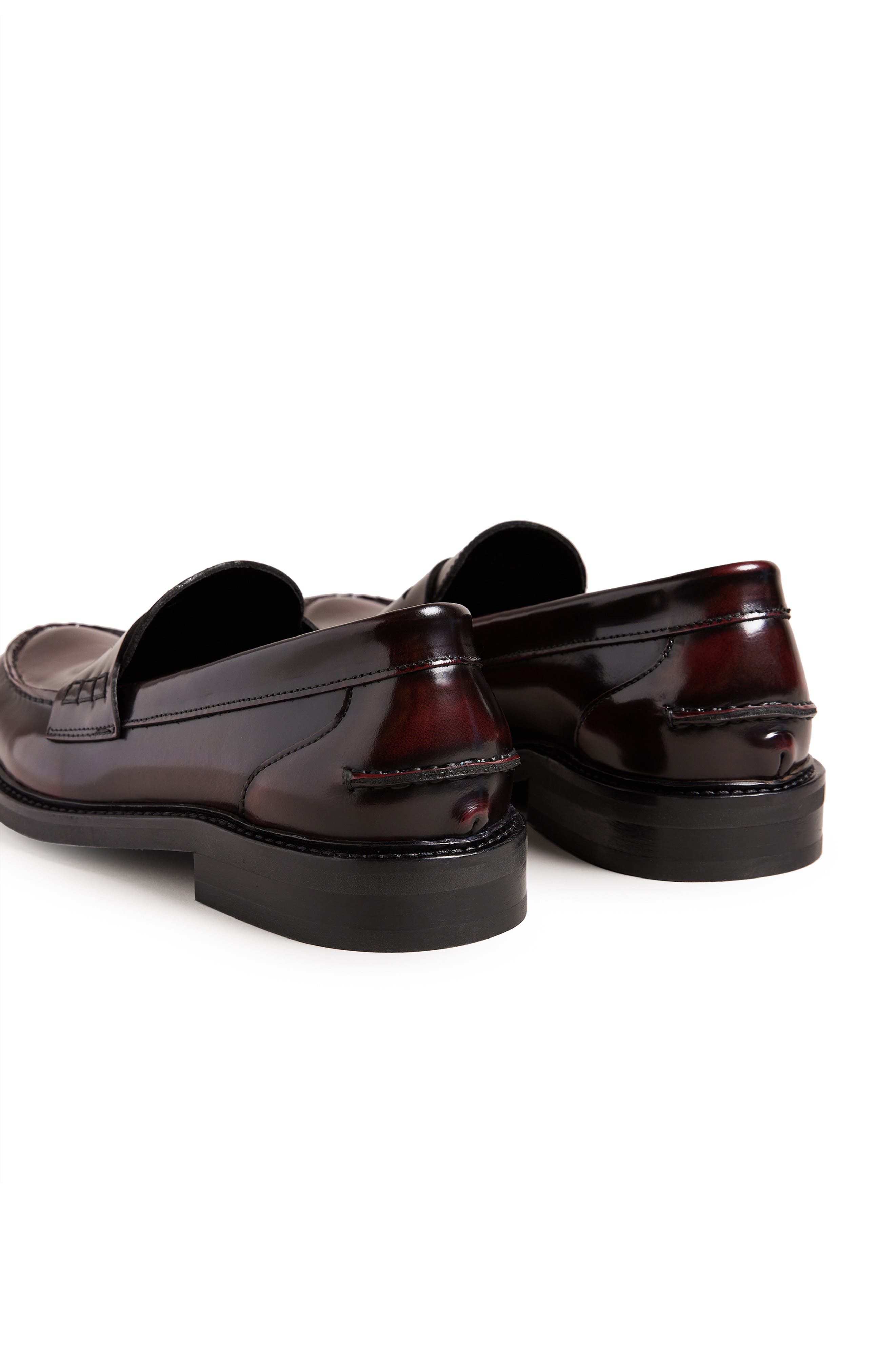 Brynner Leather Saddle Loafer, Alternate, color, OXBLOOD