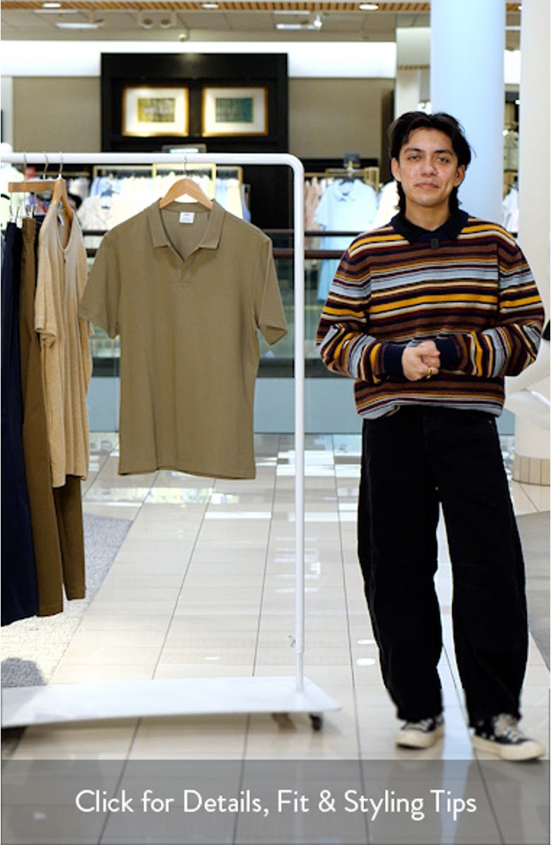 Cotton Blend Piqué Knit Polo, sales video thumbnail