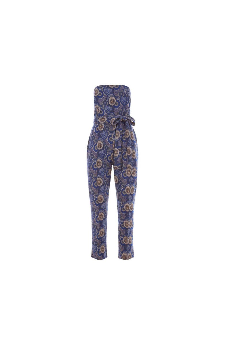 KAHINDO Conakry Strapless Jumpsuit, Alternate, color, Blue