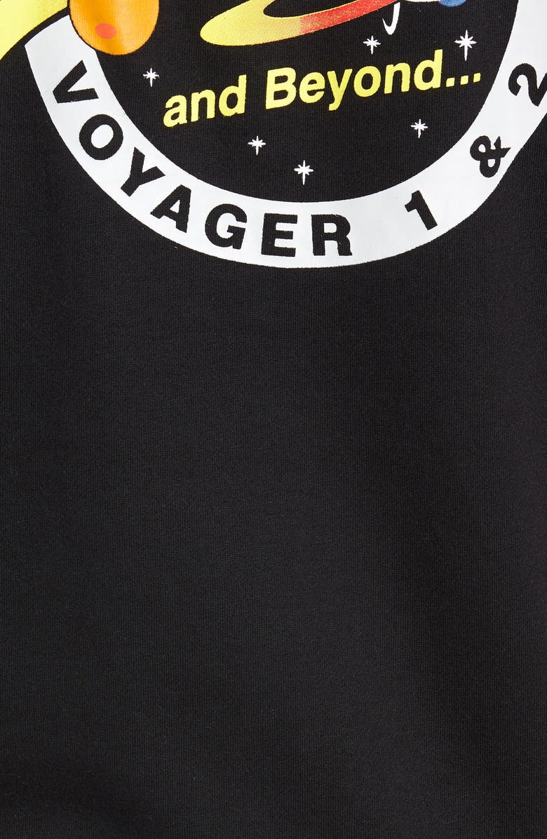 Vans Space Embroidered Hooded Sweatshirt, Alternate, color, 