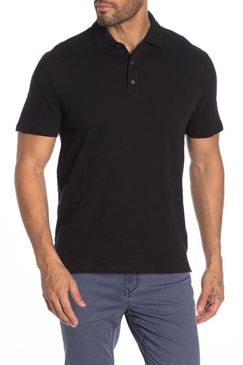 Short Sleeve Slub Polo