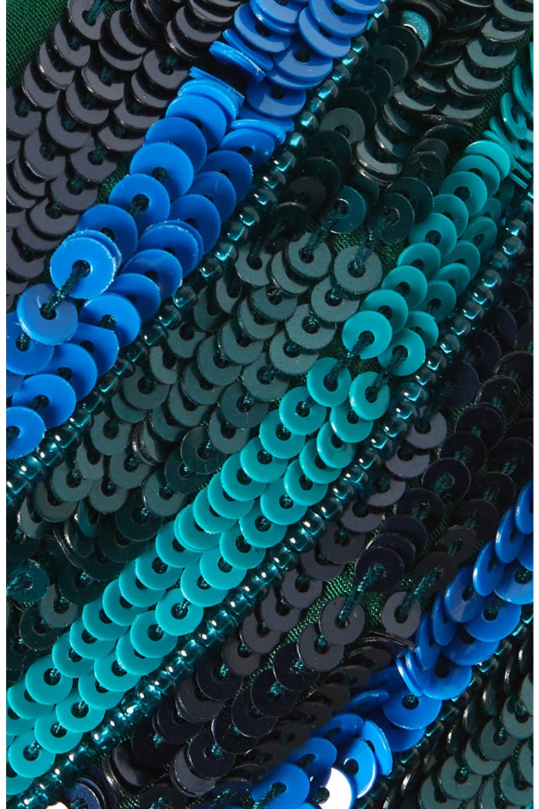Sequin Embellished Headband, Alternate, color, GREEN