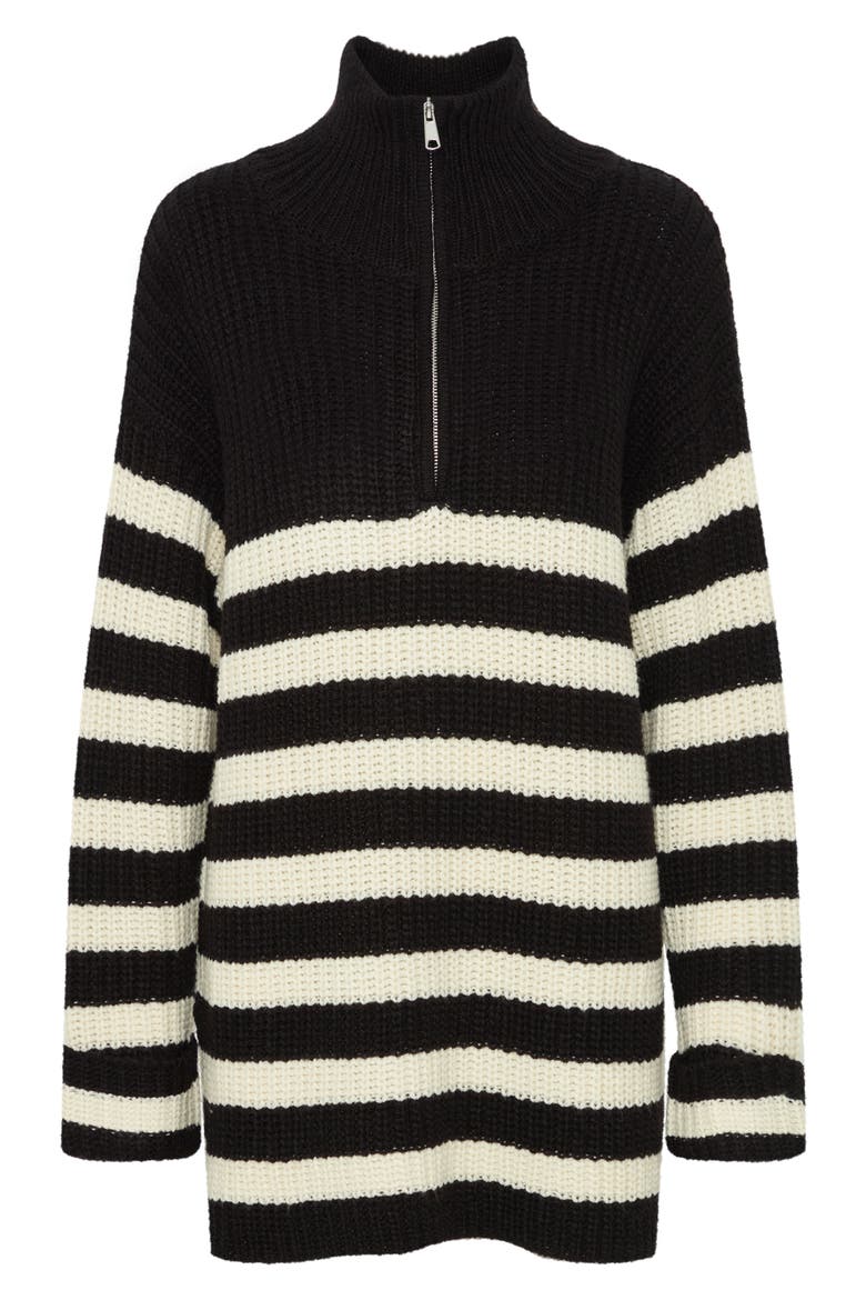 Barisa Tunic Sweater, Main, color, BLACK