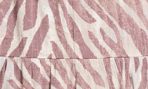 THE GOOD JOURNEY THE GOOD JOURNEY RIPPLE STRIPES TIERED MIDI DRESS