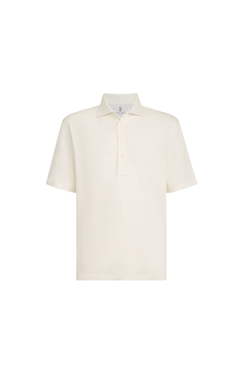 Brunello Cucinelli Jersey polo shirt, Alternate, color, Panama