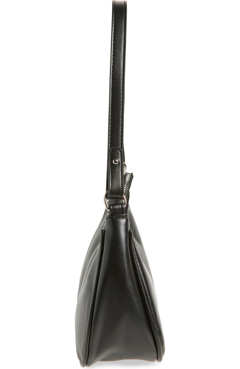 BP. Zip Shoulder Bag, Alternate, color, Black