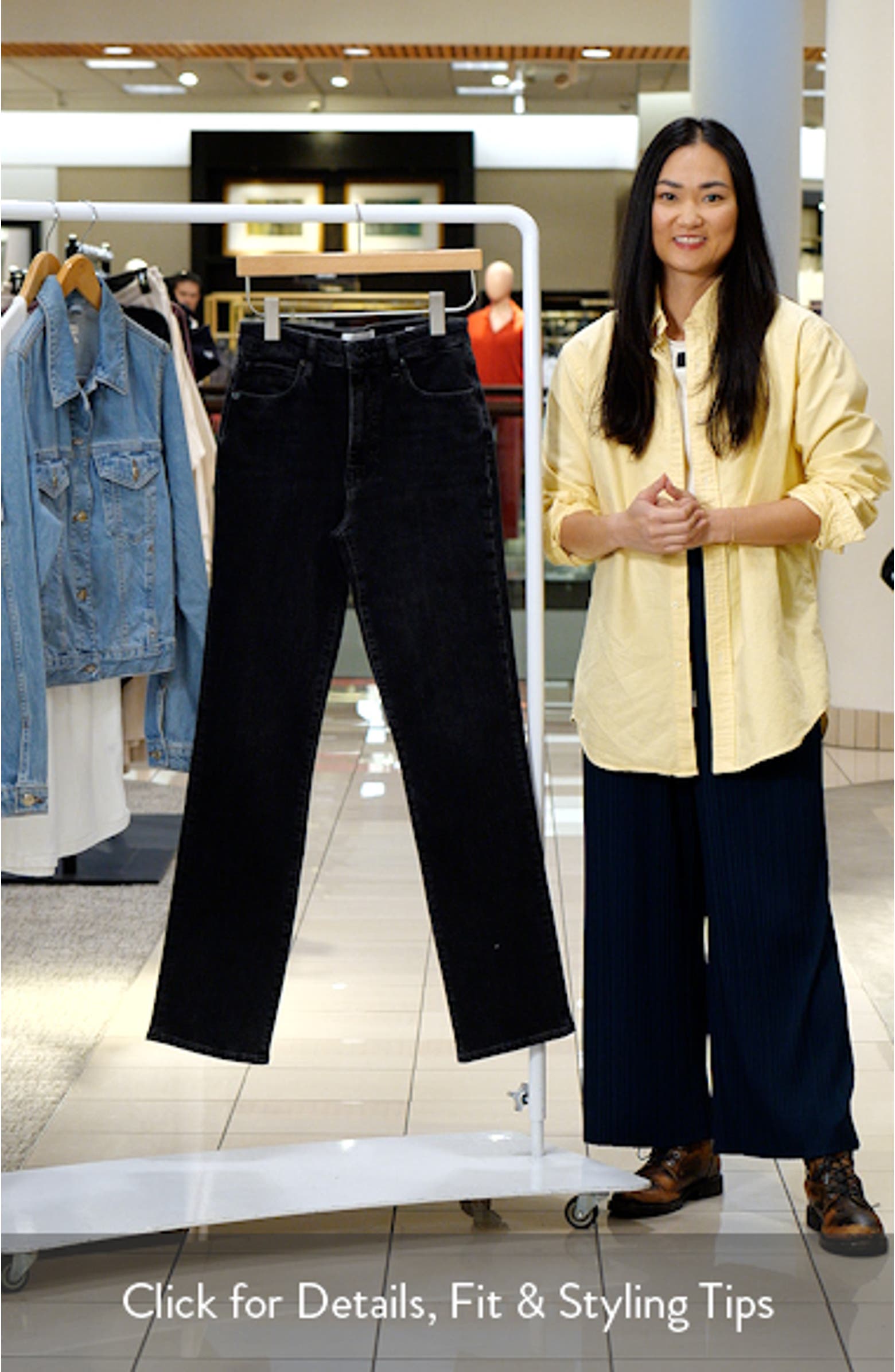 FRAME The Ruler High Waist Straight Leg Jeans | Nordstromrack