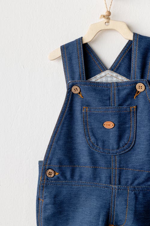 Andy Wawa Denim Casual Jumpsuit In Indigo