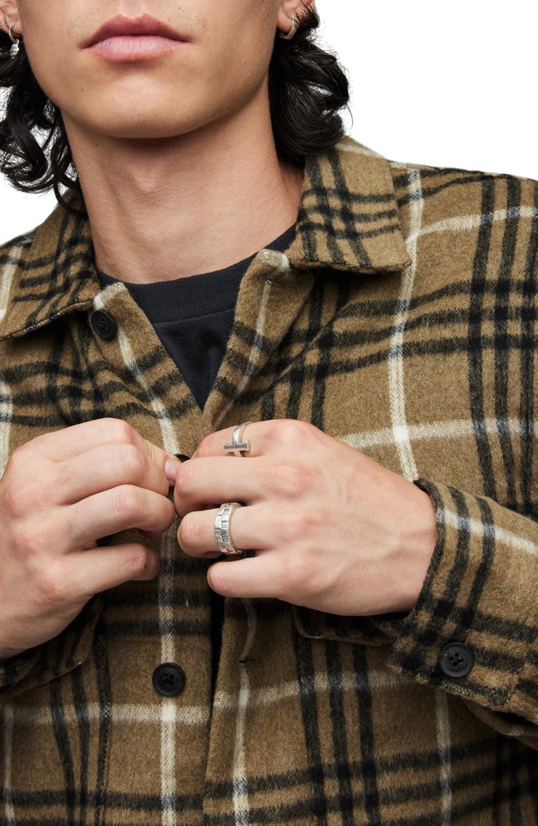 AllSaints Berthold Plaid Button-Up Shirt, Alternate, color,