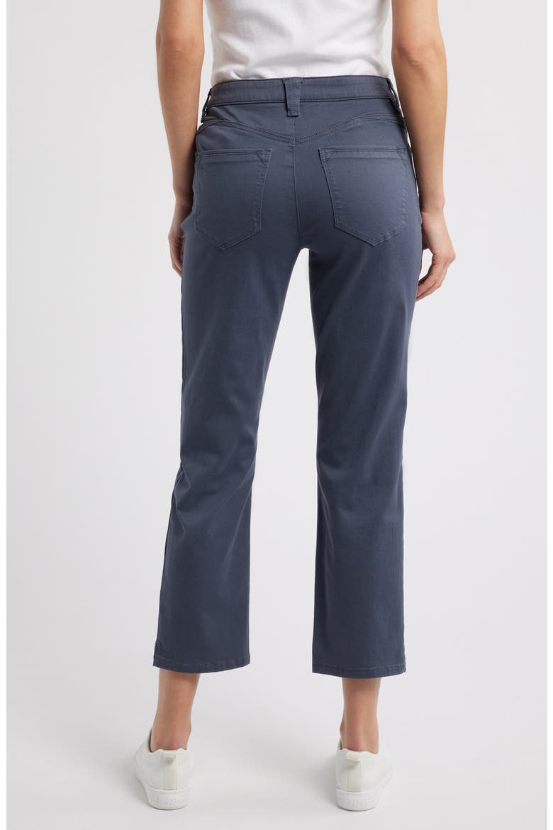 High Waist Straight Leg Stretch Twill Pants, Alternate, color, SHADOW