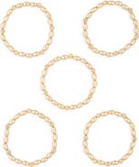Leith 5-Pack Beaded Stretch Bracelets
