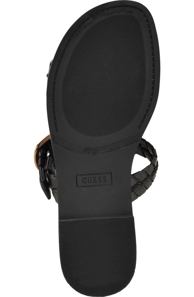 GUESS Lylnet Ankle Strap Sandal, Alternate, color, Black