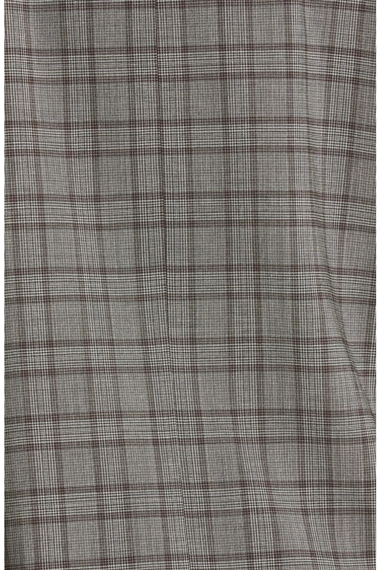 Women's Piazza Double Breasted Stretch Wool Blazer, Alternate, color, HEATHER GREY/ BURGUNDY