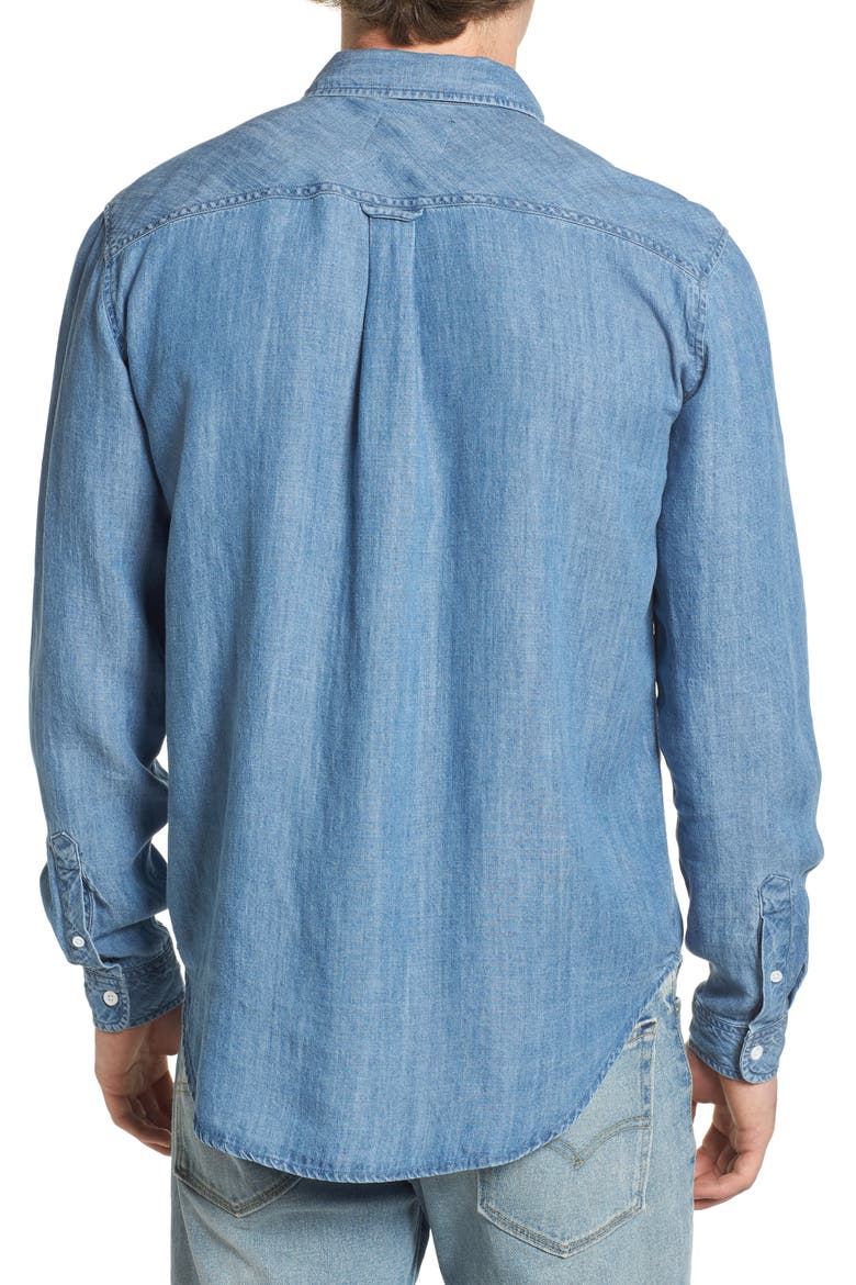 Colton Denim Shirt, Alternate, color, MEDIUM VINTAGE WASH