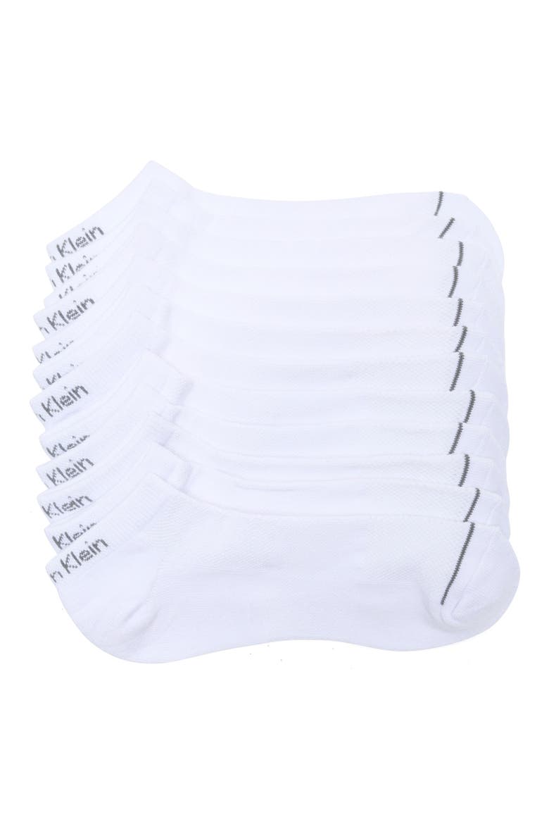 12-Pack Ankle Socks, Main, color, WHITE
