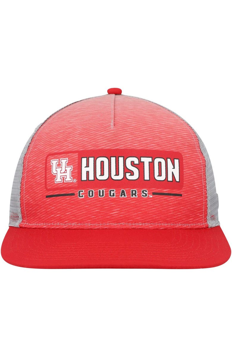 COLOSSEUM Men's Colosseum  Red/Gray Houston Cougars Snapback Hat, Alternate, color, Red