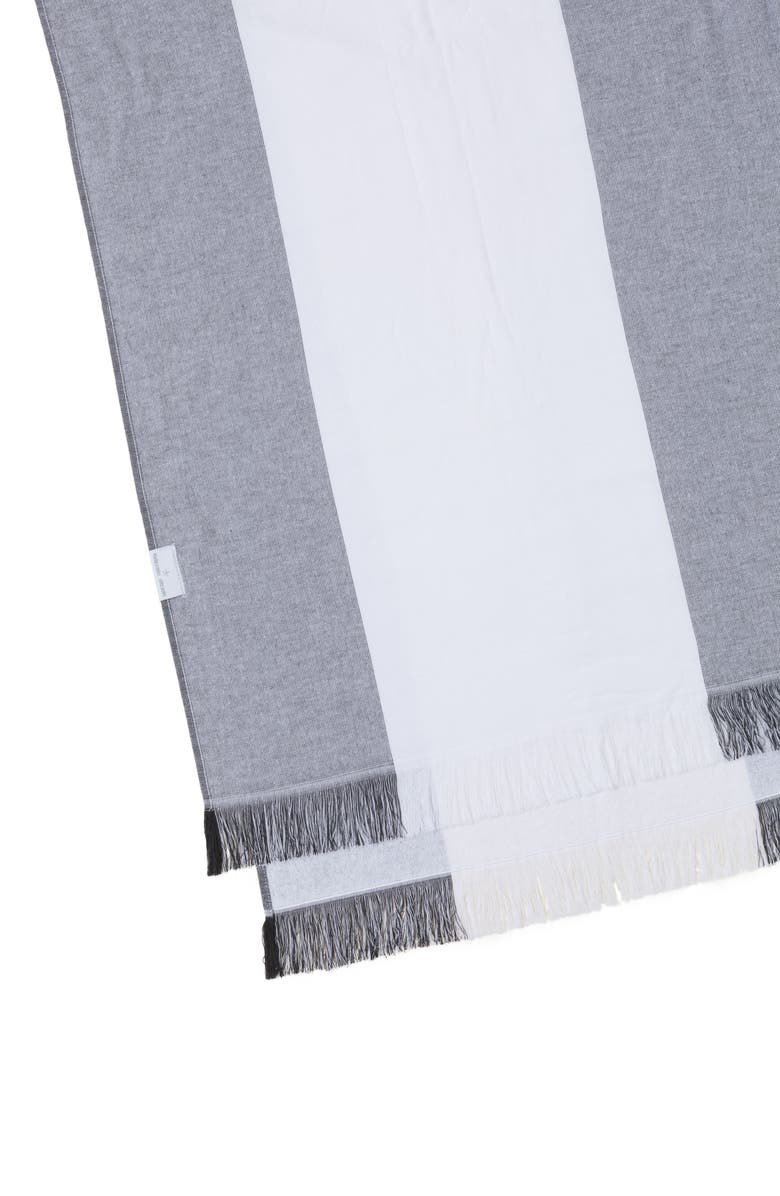 Barefoot Dreams<sup>®</sup> Bold Stripe Oversize Organic Cotton Towel, Alternate, color, 