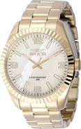 INVICTA Specialty Mother of Pearl Quartz Watch, 43mm