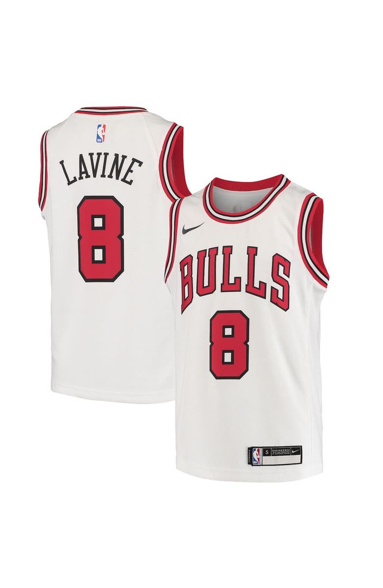 Nike Youth Nike Zach LaVine White Chicago Bulls 2020/21 Swingman Jersey - Association Edition, Main, color, 