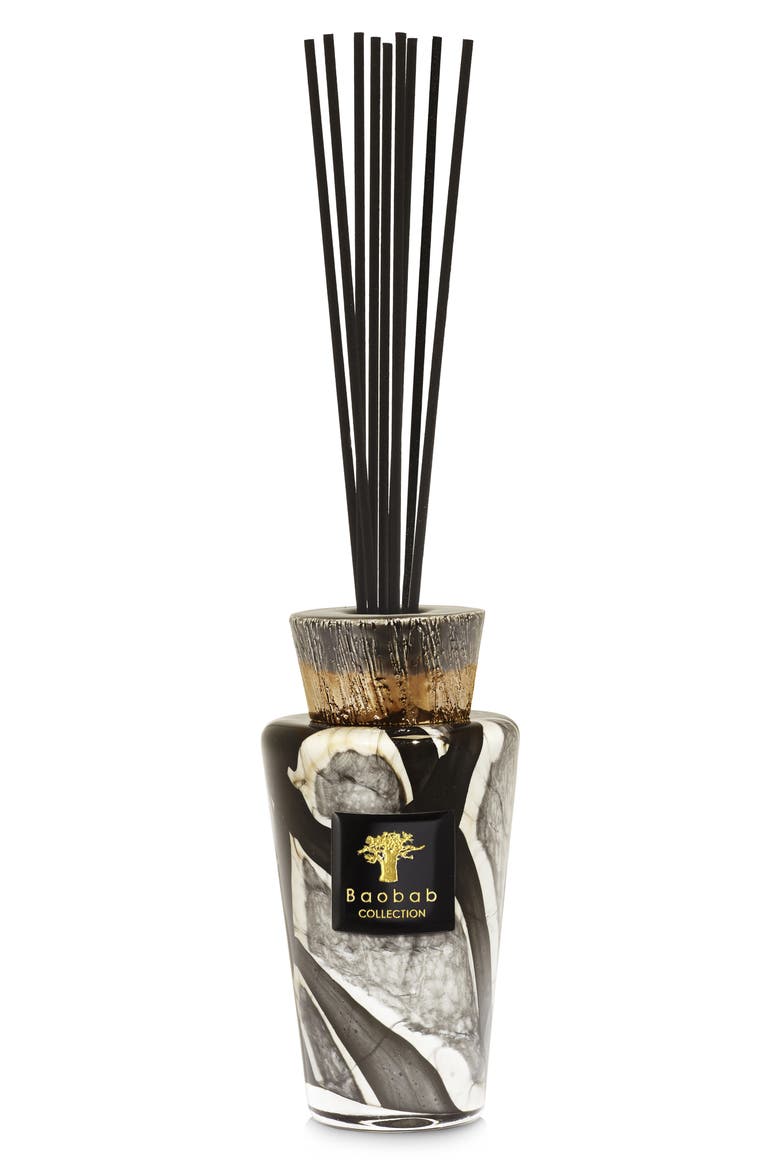 Stones Mini Marble Fragrance Diffuser, Main, color, BLACK/ BEIGE/ WHITE