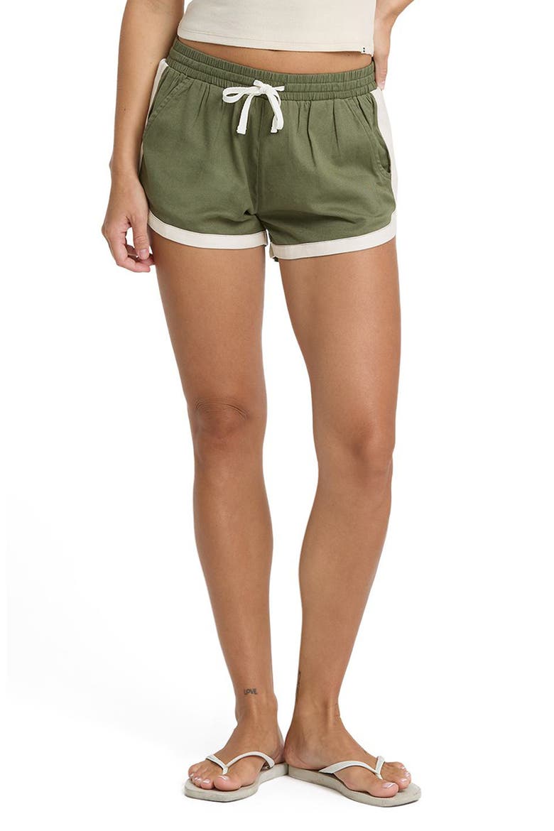 Road Trippin Drawstring Shorts, Main, color, CANTEEN