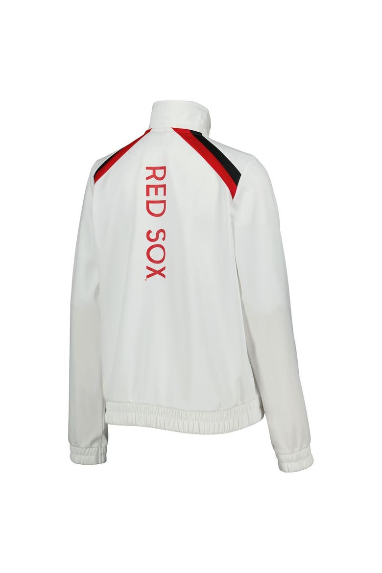 Women's G-III 4Her by Carl Banks White Boston Red Sox Red Flag Full-Zip Track Jacket, Alternate, color, White