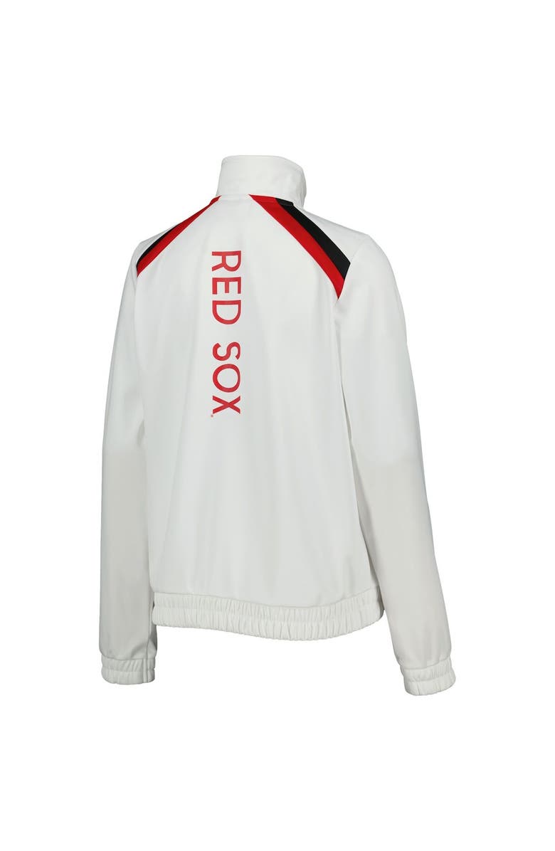 G-III 4HER BY CARL BANKS Women's G-III 4Her by Carl Banks White Boston Red Sox Red Flag Full-Zip Track Jacket, Alternate, color, White