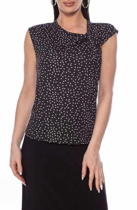 Isaac Mizrahi New York Knot Neck Sleeveless Top
