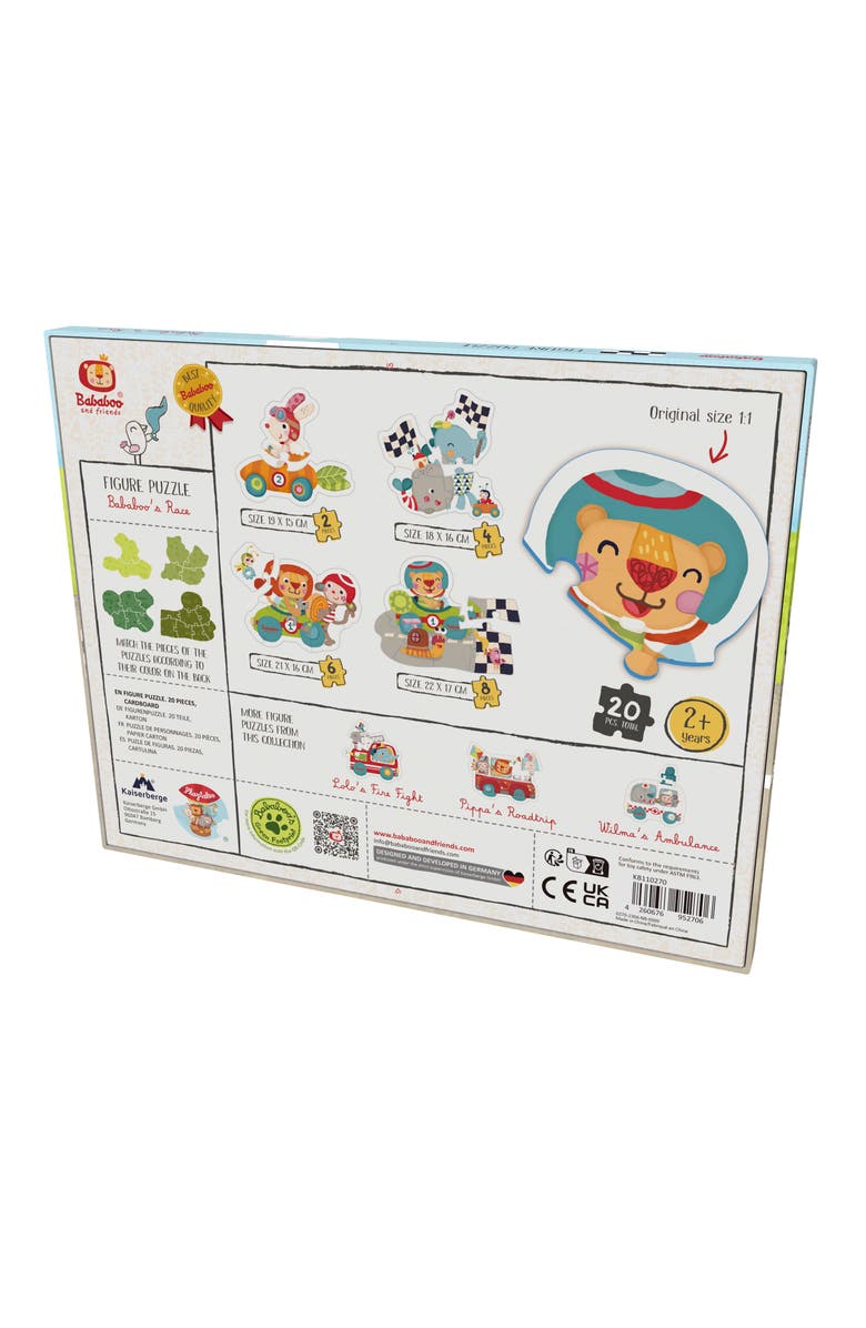 Bababoo and friends<sup>®</sup> Bababoo Lion Race Figure Puzzle, Alternate, color, Turquoise