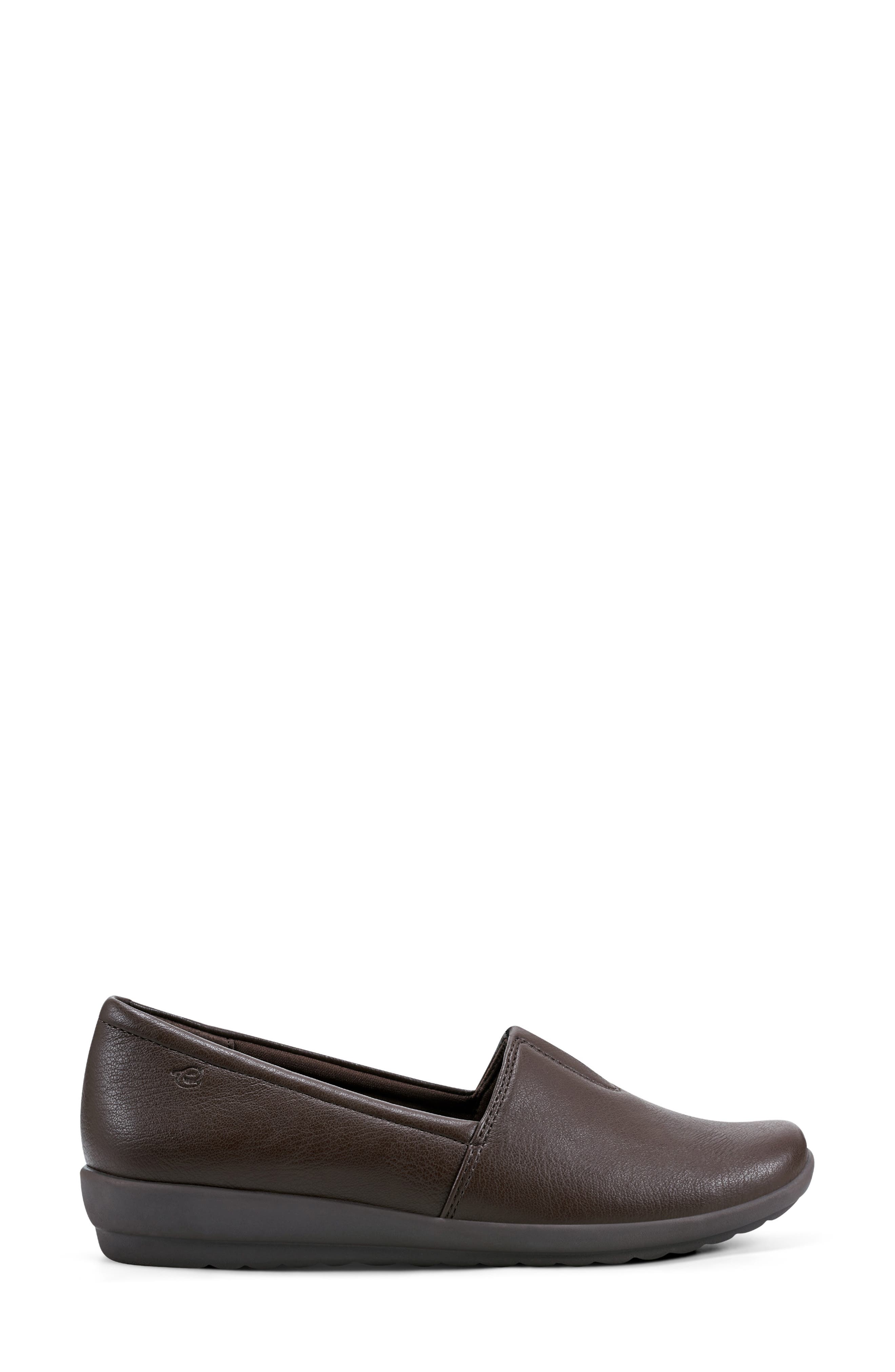 Easy Spirit Arlie Flat, Alternate, color, Dark Brown