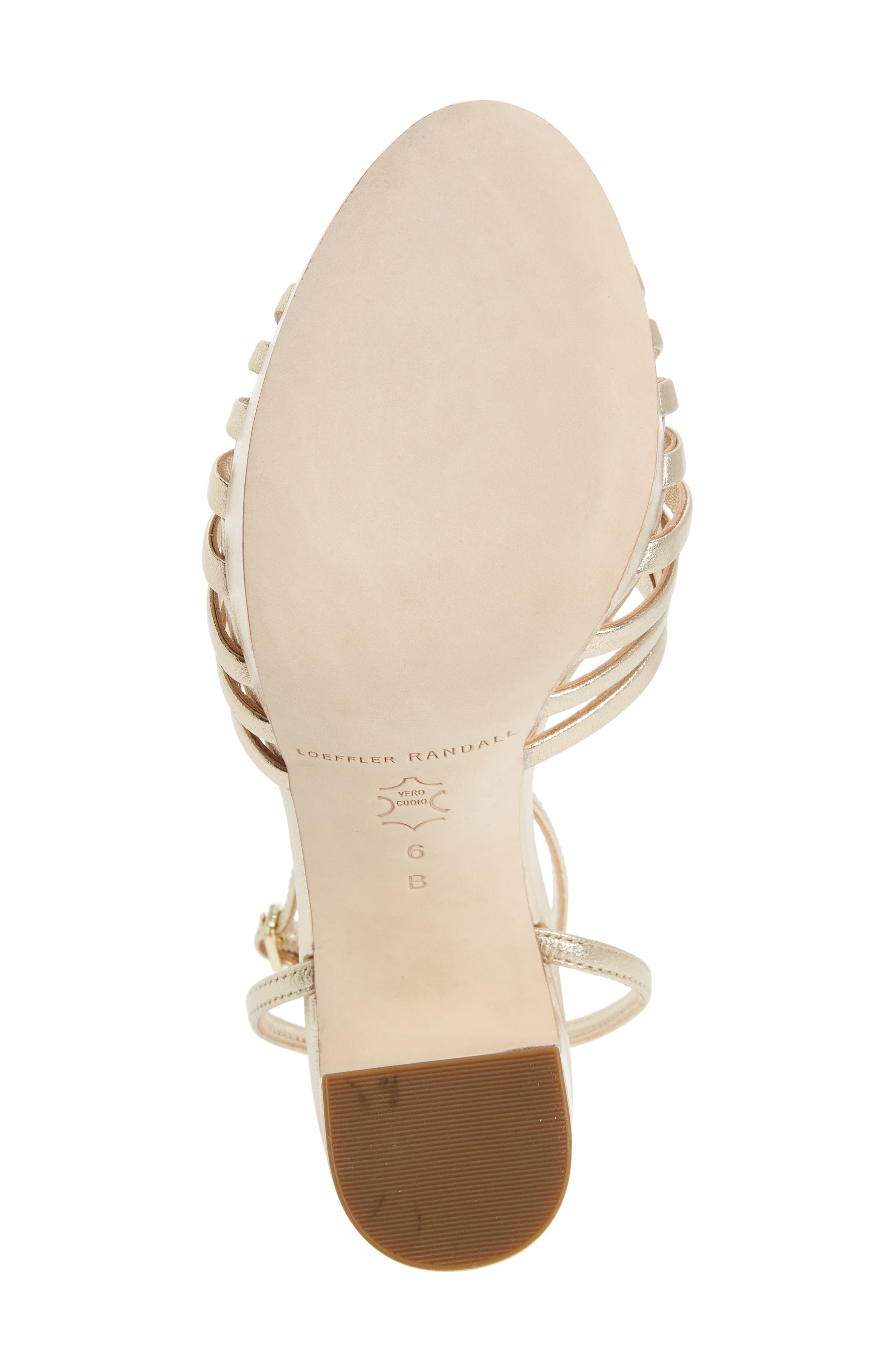 Rivka Knotted Platform Sandal, Alternate, color, CHAMPAGNE