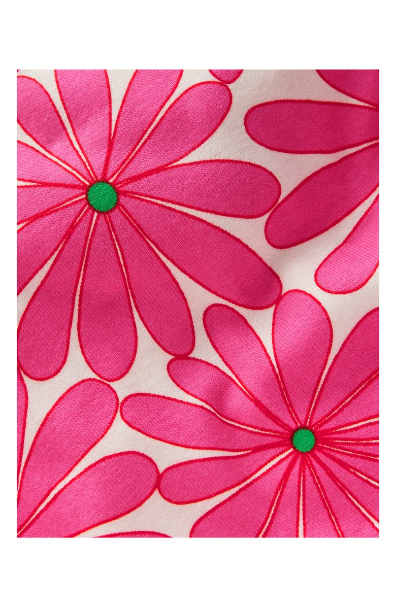 Mini Boden Kids' Assorted 2-Pack Fitted Cotton Two-Piece Pajamas, Alternate, color, Pink Flower