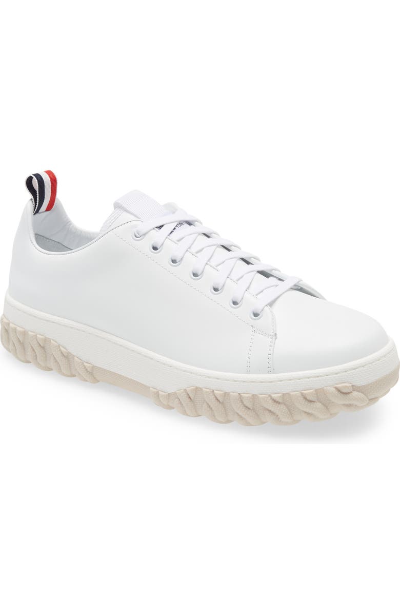 Thom Browne Court Sneaker with Cable Tread, Main, color,
