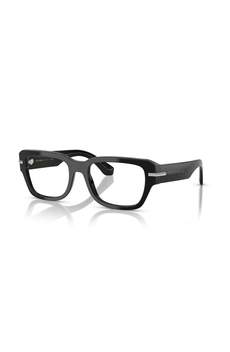 Dolce&Gabbana 54mm Square optical glasses, Main, color, Black