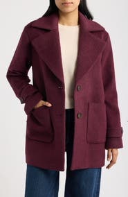 Bernardo Wool Blend Coat