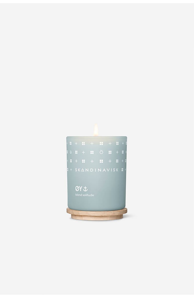 SKANDINAVISK ØY Scented Candle 65g, Alternate, color, Green